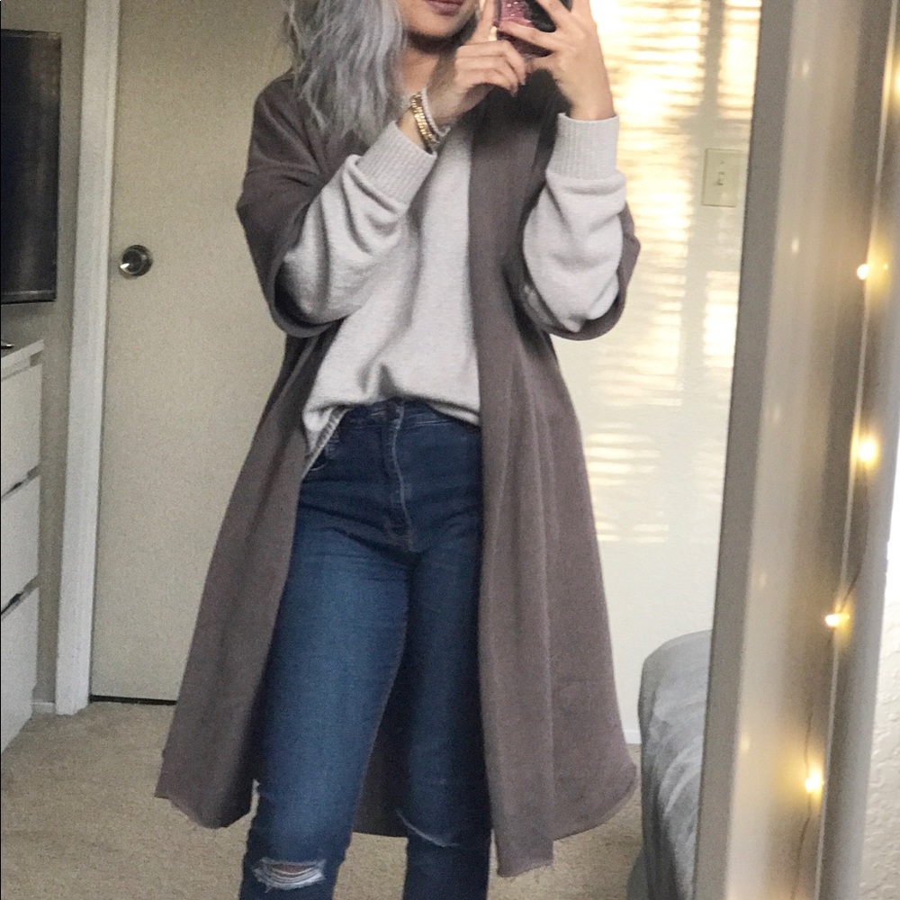 Raw Edged Short Sleeve Hoodie